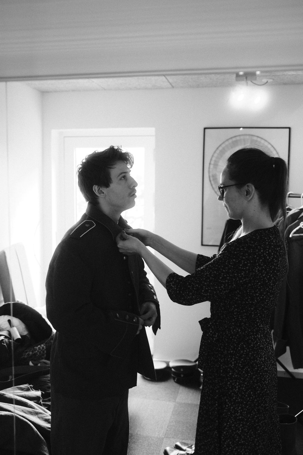 Behind the scenes from the film shoot