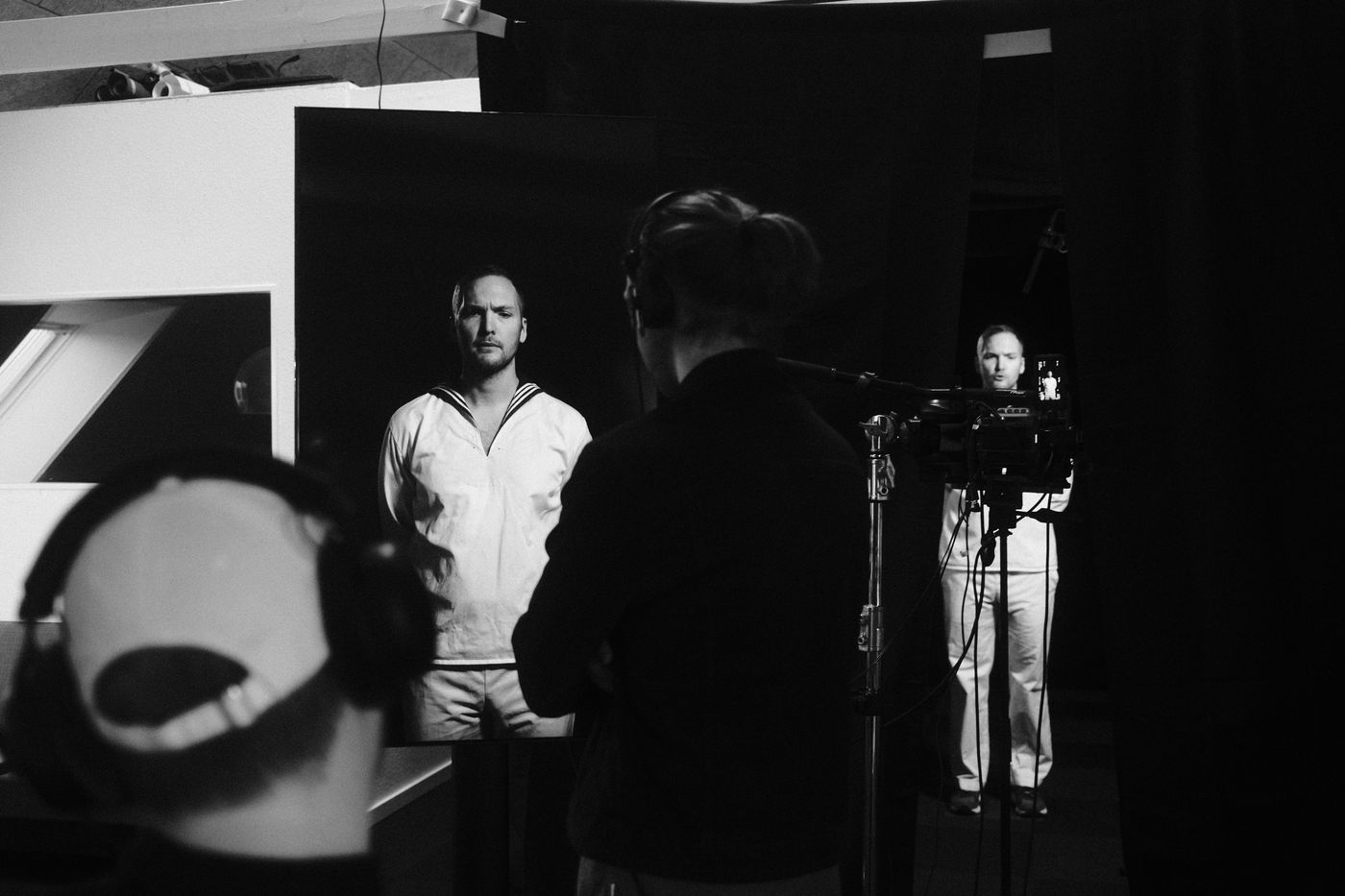 Behind the scenes from the film shoot