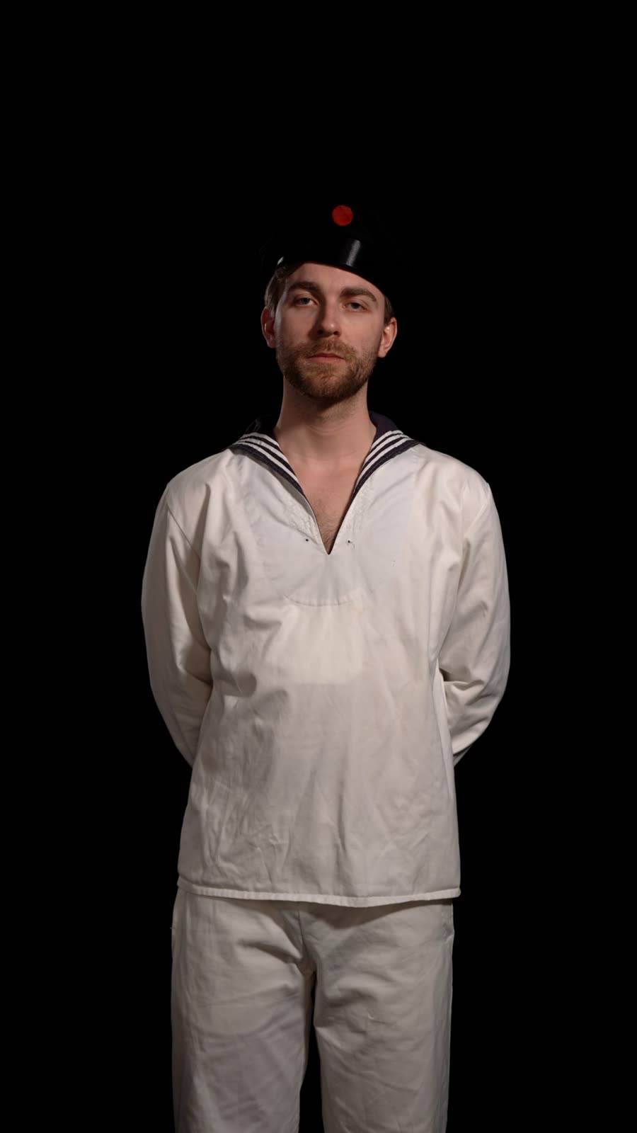 One of the fourteen actors on screen
