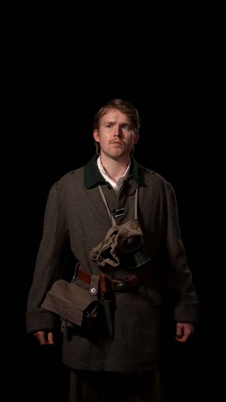 One of the fourteen actors on screen