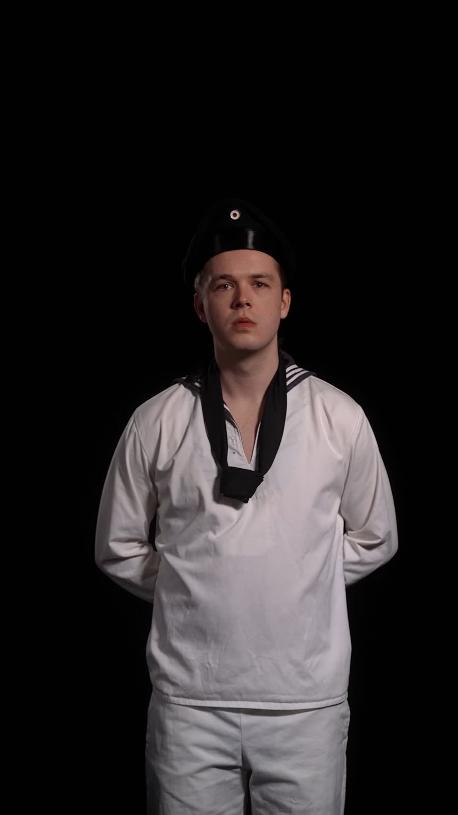 One of the fourteen actors on screen