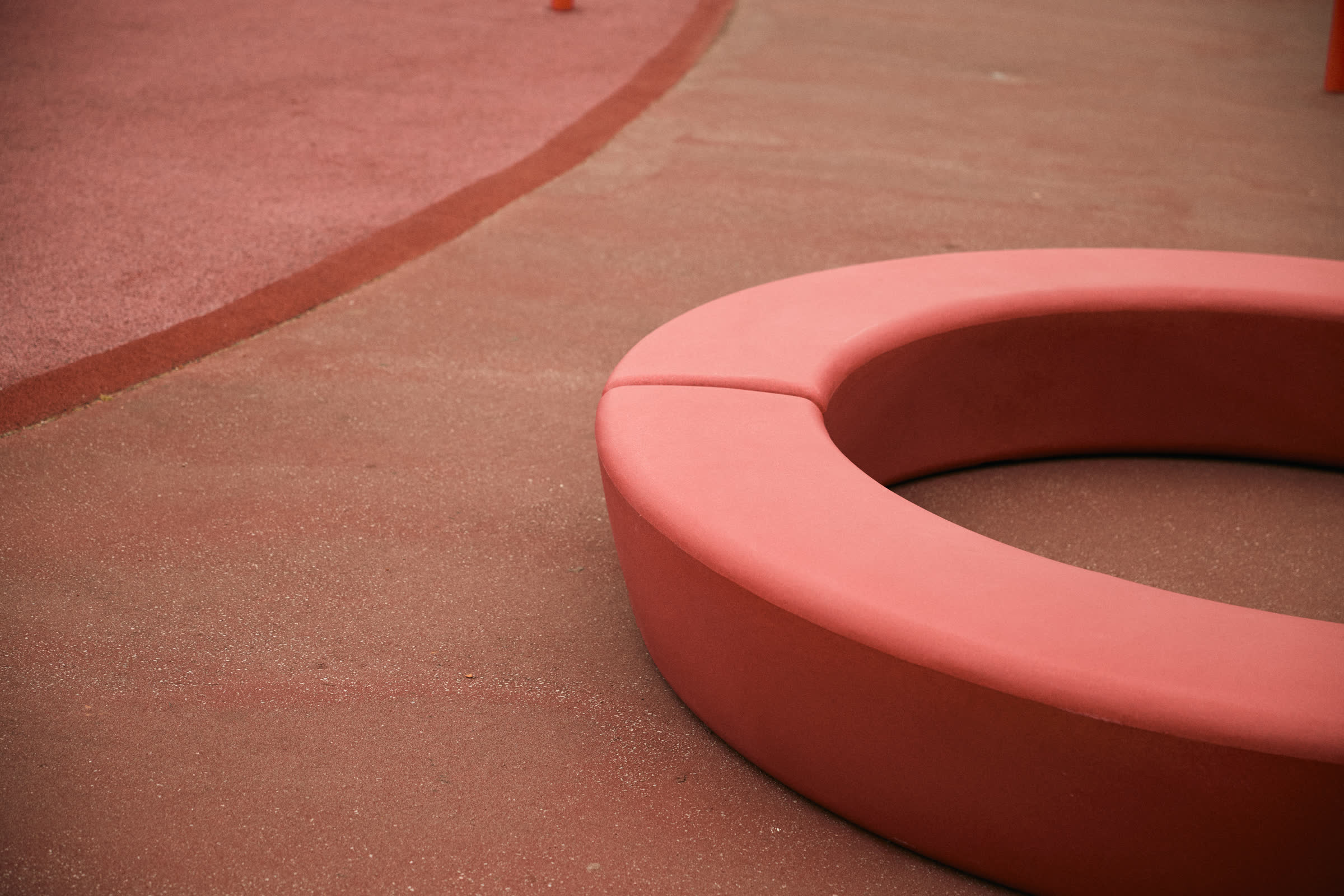 A red LOOP ring